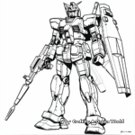 Classic Gundam RX-78-2 Coloring Pages 2