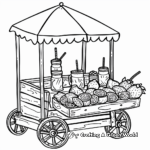 Classic Homemade Lemonade Stand Coloring Pages 3