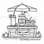 Classic Homemade Lemonade Stand Coloring Pages 4