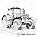 Classic John Deere Tractor Coloring Pages 3