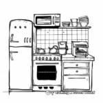 Classic Kitchen Appliances Coloring Pages 3