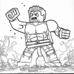 Classic Lego Hulk Coloring Pages 3