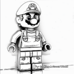 Classic Lego Mario Brothers Coloring Pages 3