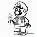 Classic Lego Mario Brothers Coloring Pages 4