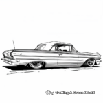 Classic Lowrider Car Coloring Pages 2