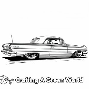 Lowrider Coloring Pages - Free &amp; Printable!