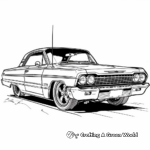 Classic Lowrider Car Coloring Pages 3