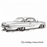 Classic Lowrider Car Coloring Pages 4