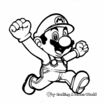 Classic Mario Bros Coloring Pages 1