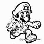 Classic Mario Bros Coloring Pages 2