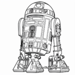 Classic Movie Scene R2D2 Coloring Pages 4
