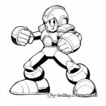 Classic Original Mega Man Coloring Pages 3