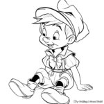 Classic Pinocchio Character Coloring Pages 4