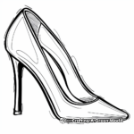 Classic Pump High Heel Coloring Pages 4