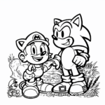 Classic Sonic the Hedgehog Coloring Pages 2