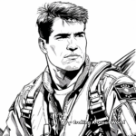 Classic Top Gun Scene Coloring Pages 3