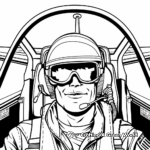 Classic Top Gun Scene Coloring Pages 4
