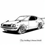 Classic Toyota Celica Coloring Pages 2