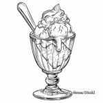 Classic Vanilla Sundae Coloring Pages 2
