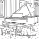 Classical Piano Coloring Pages 2