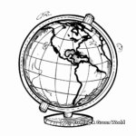 Climate Zone Globe Coloring Pages 2