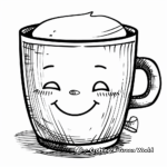 Coffee and Breakfast Coloring Pages 1