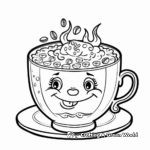 Coffee and Breakfast Coloring Pages 4