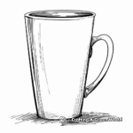 Coffee Cup Coloring Pages for Coffee Lovers 2