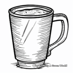 Coffee Cup Coloring Pages for Coffee Lovers 4