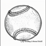 Colorful Baseball Team Logo Coloring Pages 1