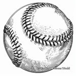 Colorful Baseball Team Logo Coloring Pages 2