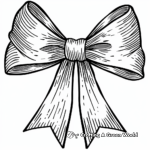 Colorful Hair Bow Coloring Sheets 1