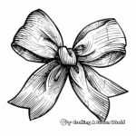Colorful Hair Bow Coloring Sheets 4