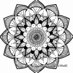 Colorful Sharpie Mandala Coloring Pages 1