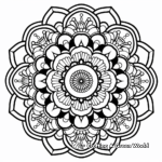 Colorful Sharpie Mandala Coloring Pages 2