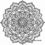 Colorful Sharpie Mandala Coloring Pages 4