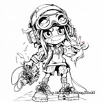 Colorful Splatoon Coloring Pages 3