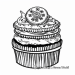 Coloring Page of Oreo with Different Toppings 1