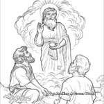 Coloring Pages Illustrating God Forming Adam 2