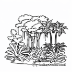 Coloring Pages of God Creating Plants and Trees 3