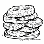 Coloring Pages of McDonald's Chicken Nuggets 3