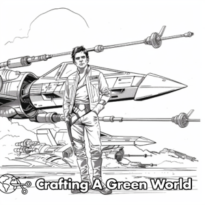 X-Wing Coloring Pages - Free & Printable!