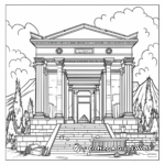Coloring Pages of the Ancient Hebrew Temple 4