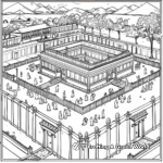 Coloring Pages of the Tabernacle Building 3