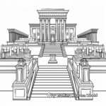 Coloring Pages of the Tabernacle Building 4