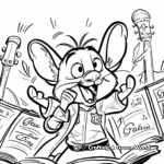 Coloring Pages of Zootopia Characters at Gazelle's Concert 2