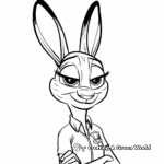 Coloring Pages of Zootopia Characters at Gazelle's Concert 3