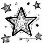 Coloring Pages: Stars Representing Hope in Darkness 4