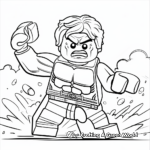 Comic-style Lego Hulk Coloring Pages 4