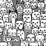 Complex Animal Pattern Coloring Pages 1